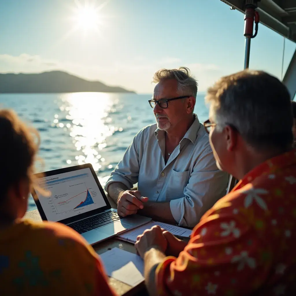 A graphic representation of AI algorithms enhancing routing efficiency in logistics.